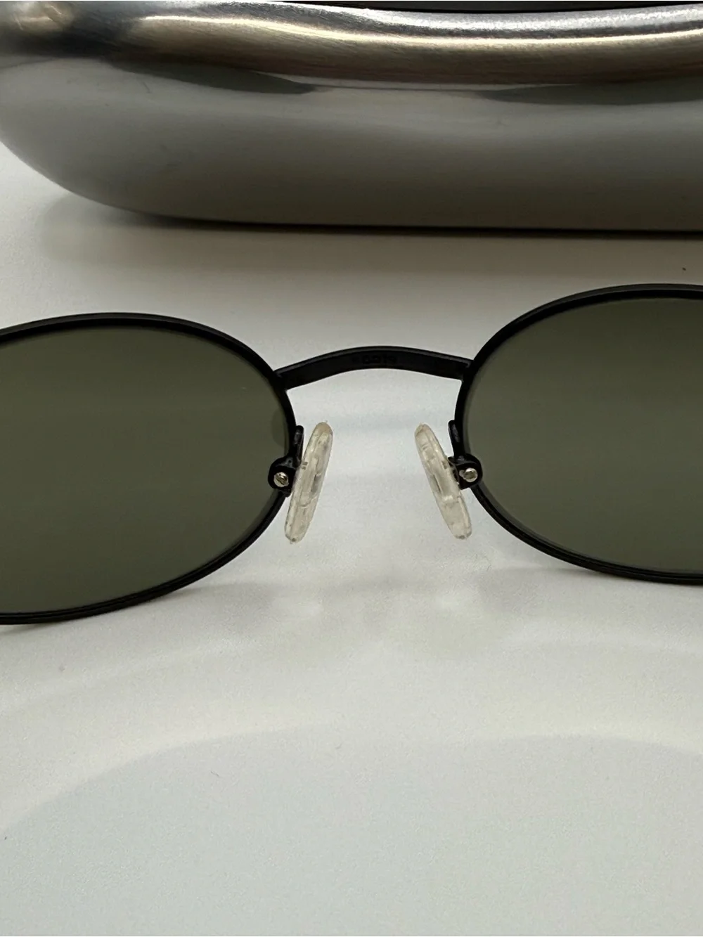 Vintage Harley-Davidson HDS 019 Round Sunglasses Eagle 50-19-135 w/ Case